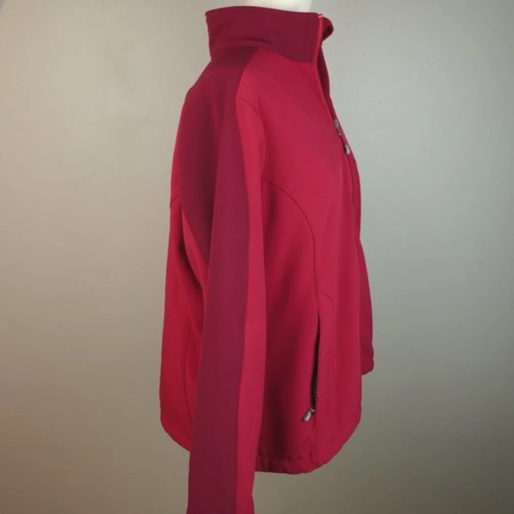 LL Bean‎ Dark Pink Full Jacket Size XL
